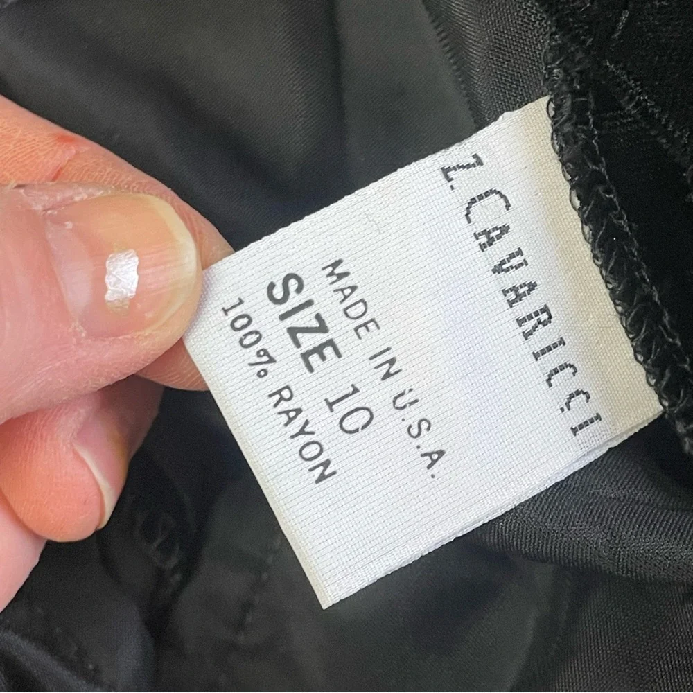 Z. CAVARICCI women’s 10 velvet sheer sleeveless whimsigoth - Picture 8 of 10